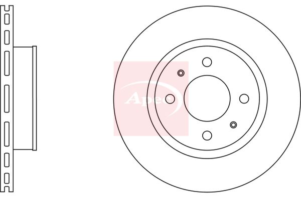 Apec Brake Disc DSK2543 - image 2