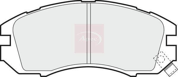 Apec Brake Pads Set PAD739 - image 2