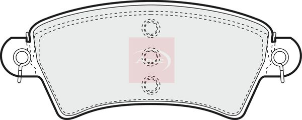 Apec Brake Pads Set PAD1107 - image 2