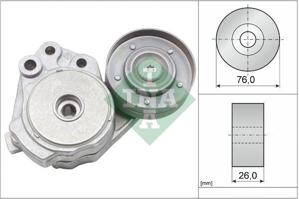 INA Drive Belt Tensioner Pulley 534037410 - image 2