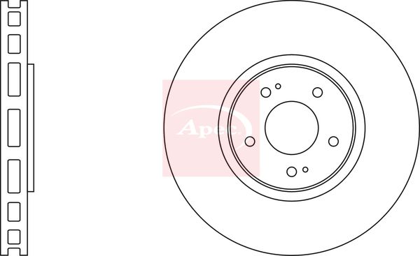 Apec Brake Disc DSK2076 - image 2