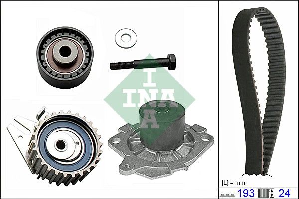INA Timing Belt Kit & Water Pump 530062330 - image 2