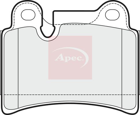 Apec Brake Pads Set PAD1523 - image 2