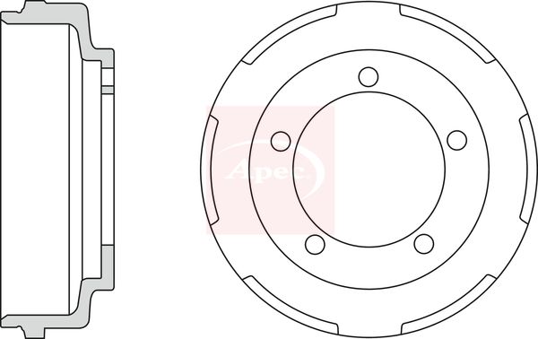 Apec Brake Drum DRM9921 - image 2