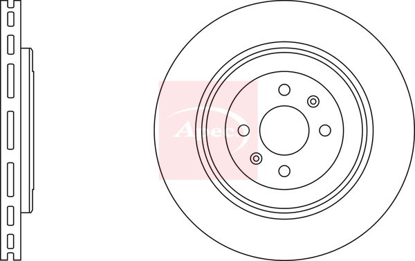 Apec Brake Disc DSK2343 - image 2