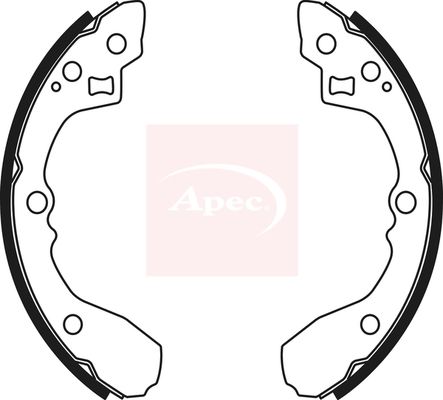 Apec Brake Shoes Set SHU789 - image 2