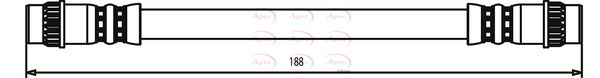 Apec Brake Hose HOS3464 - image 2