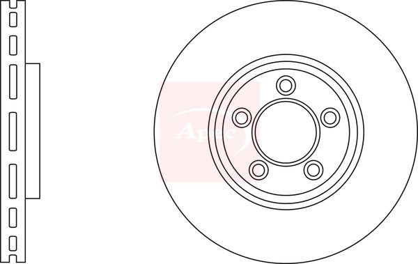 Apec Brake Disc DSK2857 - image 2