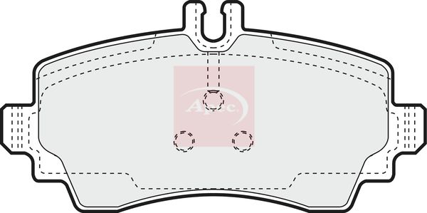 Apec Brake Pads Set PAD1294 - image 2