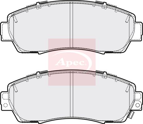 Apec Brake Pads Set PAD2124 - image 2