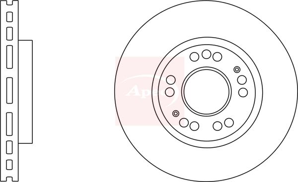 Apec Brake Disc DSK2762 - image 2