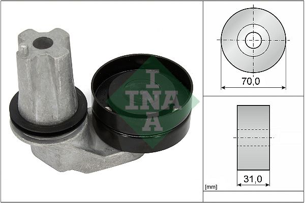 INA Drive Belt Tensioner Pulley 534069410 - image 2