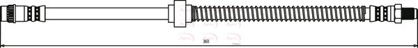 Apec Brake Hose HOS3195 - image 2