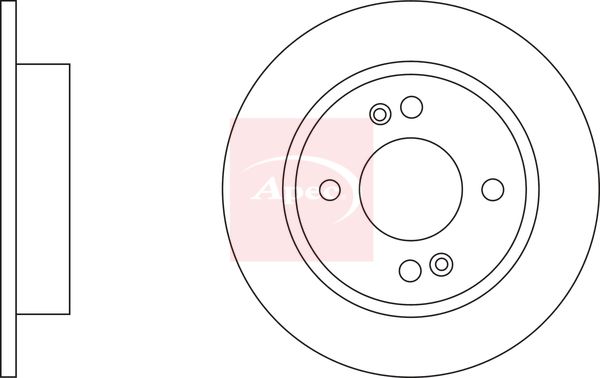Apec Brake Disc DSK3216 - image 3