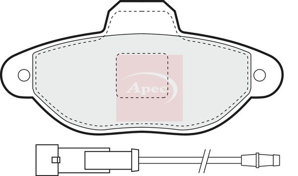 Apec Brake Pads Set PAD812 - image 2