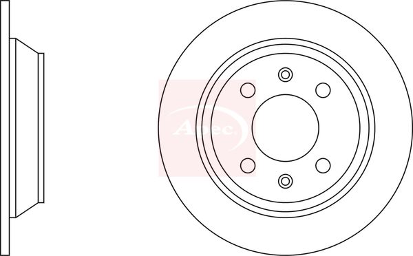 Apec Brake Disc DSK609 - image 2