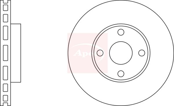 Apec Brake Disc DSK2213 - image 2