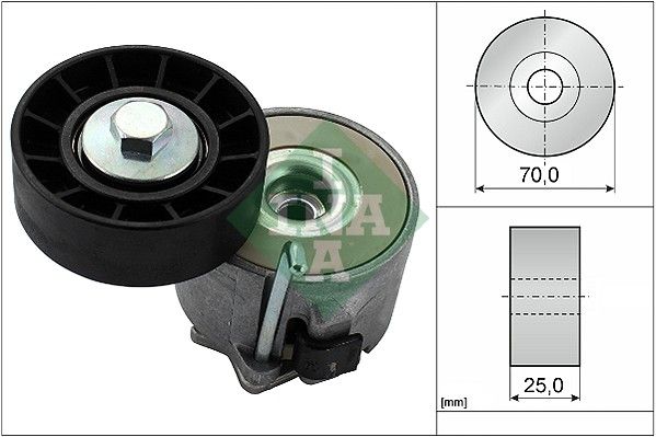 INA Drive Belt Tensioner Pulley 534028010 - image 2