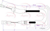 Apec Handbrake Cable CAB1285 thumbnail