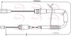 Apec Handbrake Cable CAB1189 thumbnail