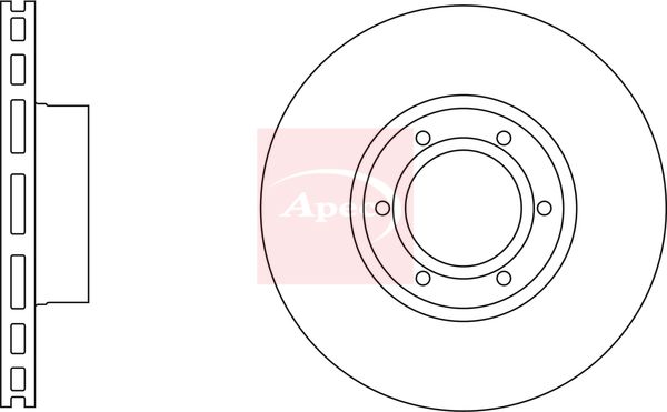 Apec Brake Disc DSK807 - image 2