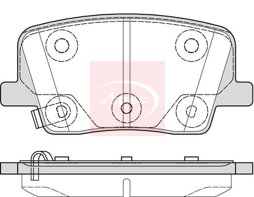 Apec Brake Pads Set PAD2382 - image 2