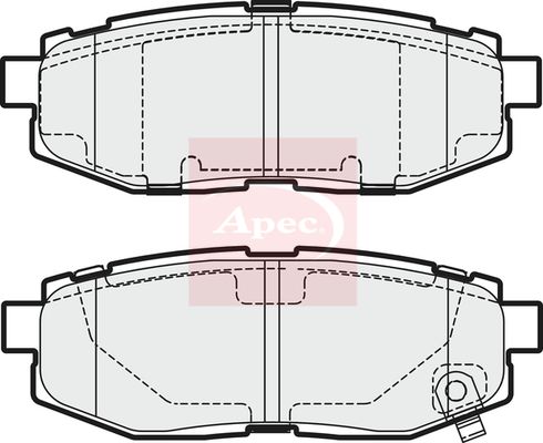 Apec Brake Pads Set PAD1954 - image 2