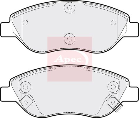 Apec Brake Pads Set PAD2171 - image 2