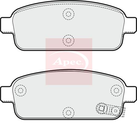 Apec Brake Pads Set PAD1773 - image 2