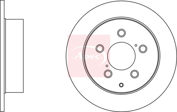 Apec Brake Disc DSK2716 - image 2