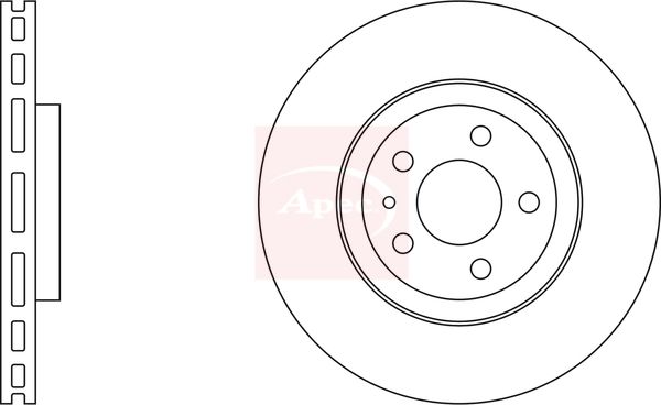 Apec Brake Disc DSK696 - image 2