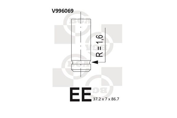 BGA Intake Valve Inlet V996069 - image 2