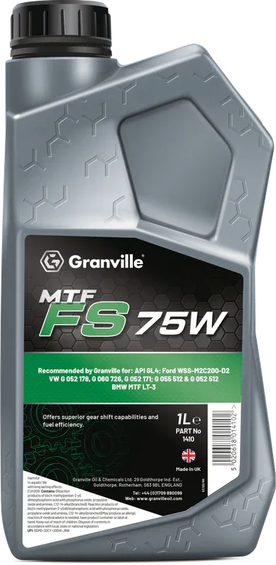 Granville Oil Mtf Fs 75W 1L 1410A - image 2