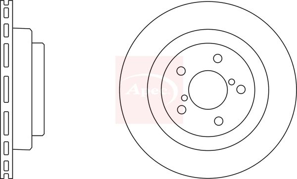 Apec Brake Disc DSK2456 - image 2