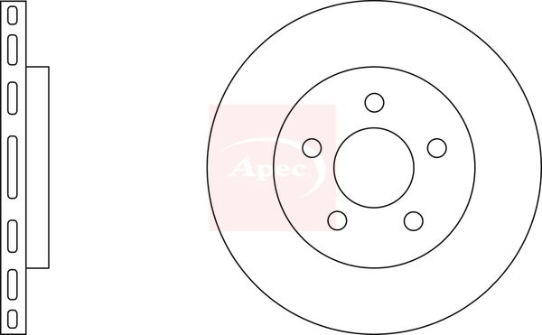 Apec Brake Disc DSK2037 - image 2