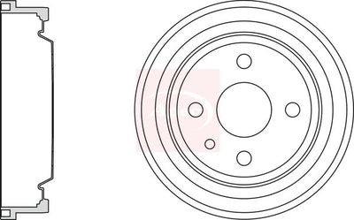 Apec Brake Drum DRM9126