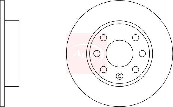 Apec Brake Disc DSK159 - image 2