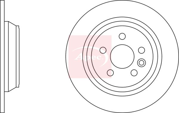 Apec Brake Disc DSK2491 - image 2