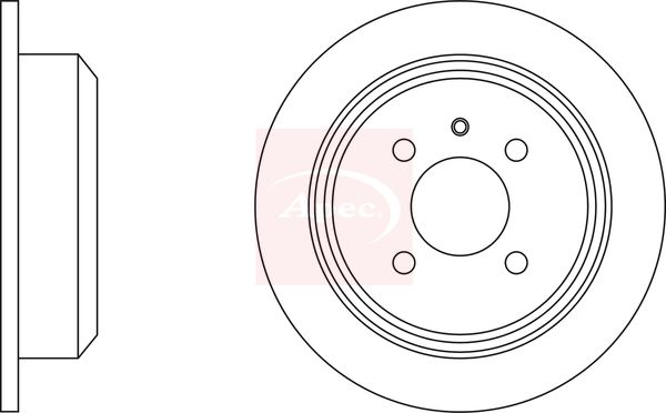 Apec Brake Disc DSK553 - image 2