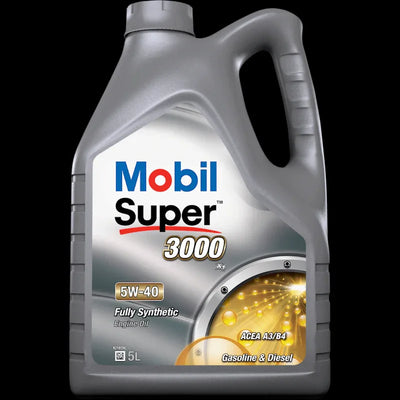 Mobil Super 3000 X1 5W-40 Engine Oil 5L - tradevehicleparts.co.uk