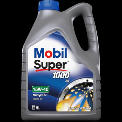 Mobil Super 1000 X1 15W-40 Engine Oil 5L - tradevehicleparts.co.uk