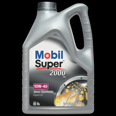 Mobil Super 2000 X1 10W-40 Engine Oil Semi Synthetic 5L - tradevehicleparts.co.uk