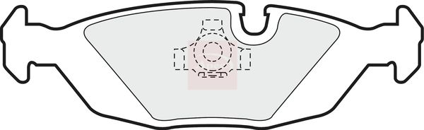 Apec Brake Pads Set PAD676 - image 2