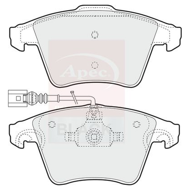 Apec Brake Pads Set PAD1337B - image 5