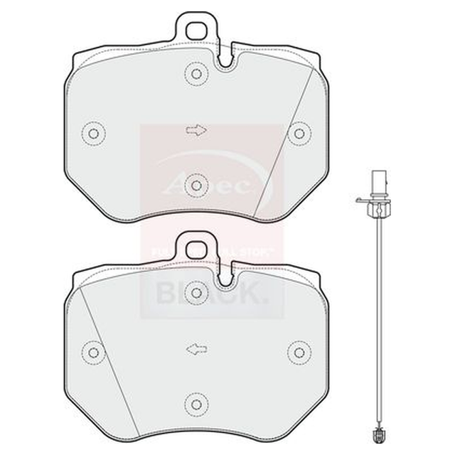 Apec Brake Pads Set PAD1833B - image 5