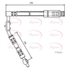 Apec Brake Hose HOS3266 thumbnail
