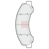 Apec Brake Pads Set PAD1888 thumbnail