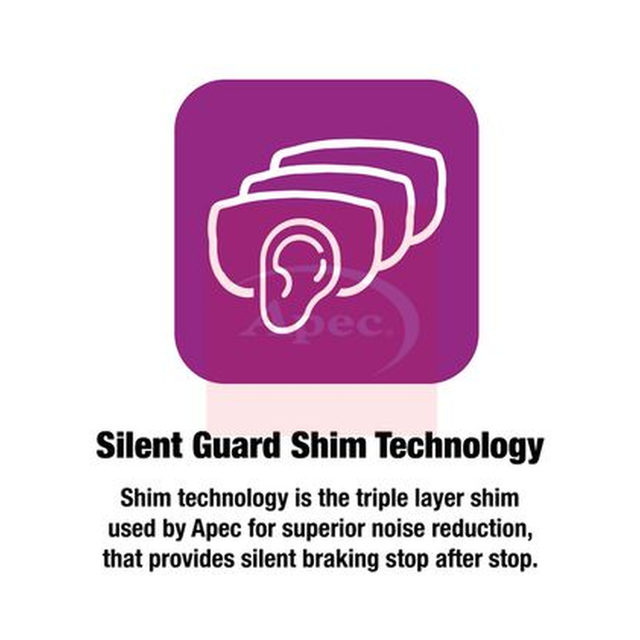 Apec Brake Pads Set PAD1888 - image 3
