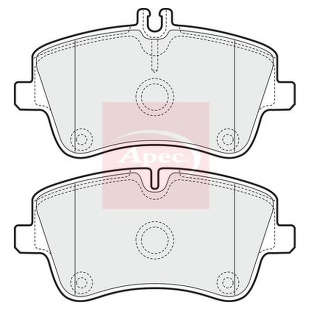 Apec Brake Pads Set PAD1166 - image 5