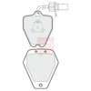 Apec Brake Pads Set PAD1278 thumbnail
